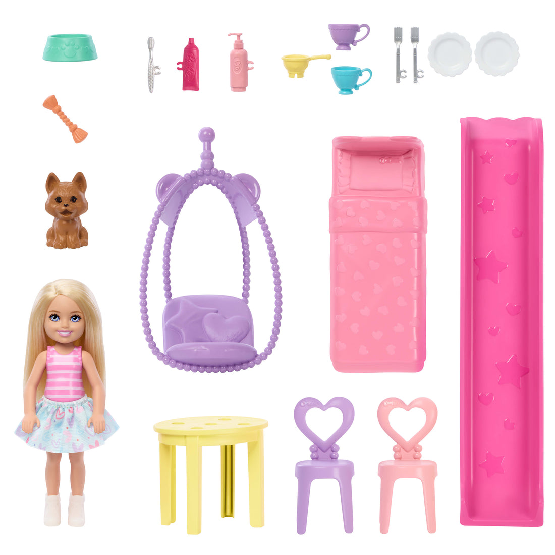 Barbie Chelsea Pop-Up Doll House with Doll & Accessories