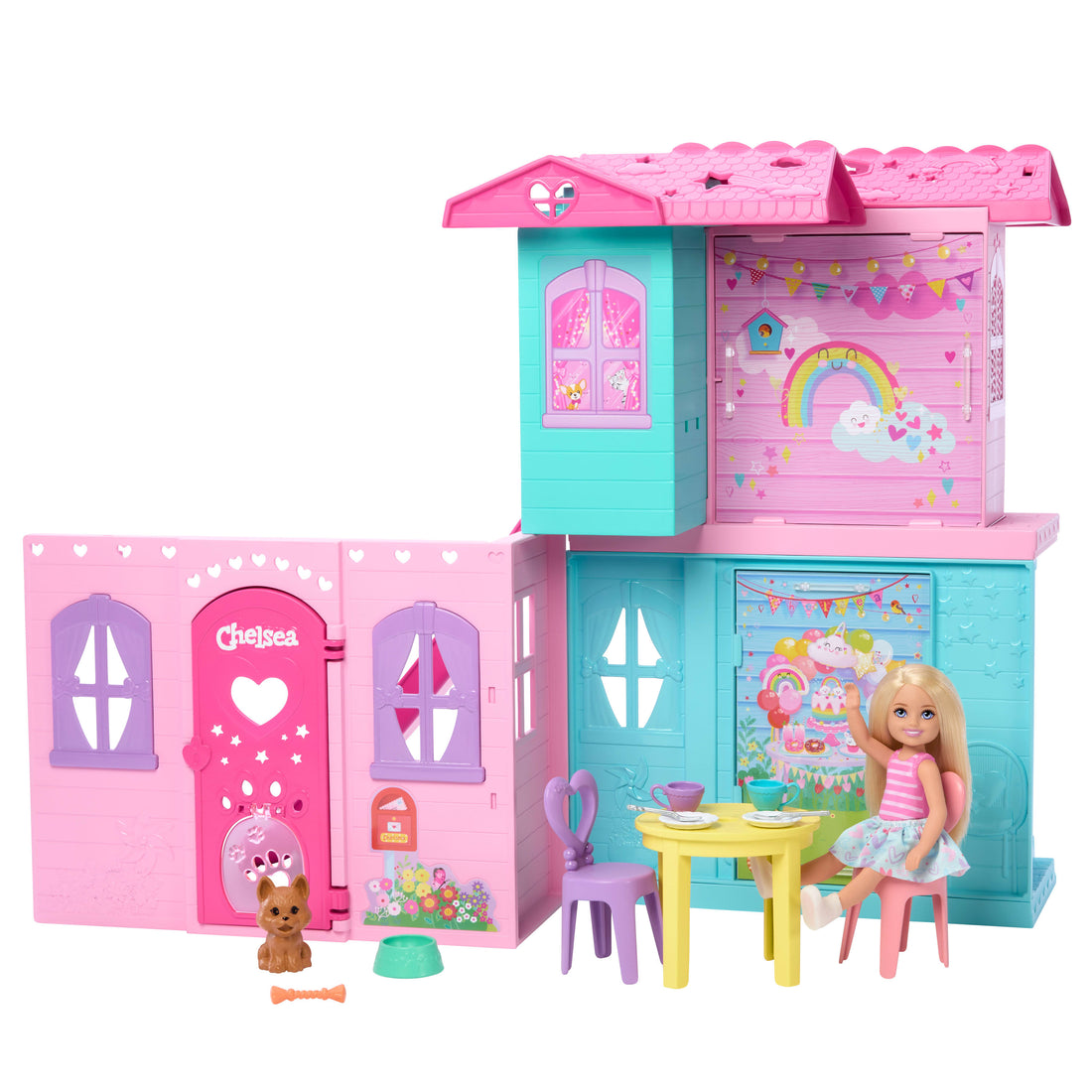 Barbie Chelsea Pop-Up Doll House with Doll & Accessories