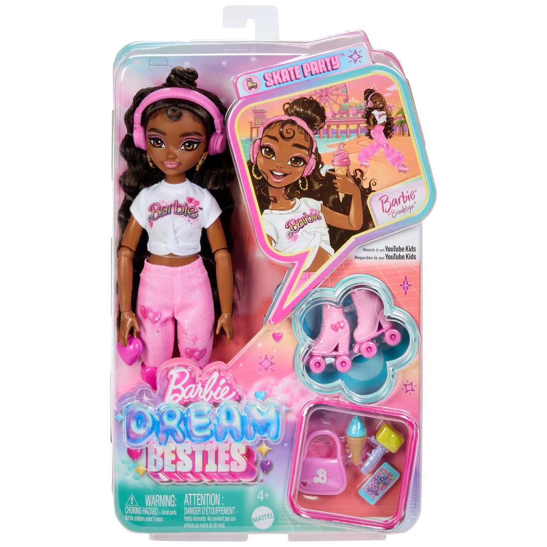 Bundle: Barbie Dream Besties Roller Skate 4 Pack