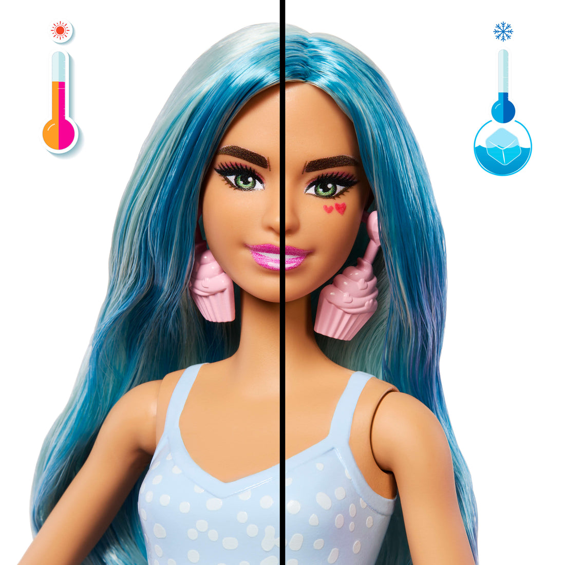 Barbie Pop Reveal Sweet Treat Series Doll & Accessories Set, Cool Cupcake Fashion Doll & Pet