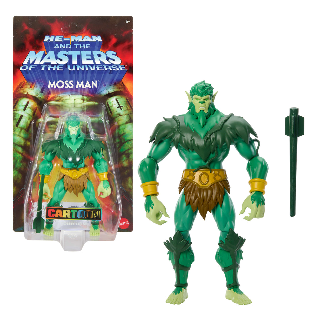 Bundle: Masters of the Universe Origins 4 Action Figures - Man-At-Arms, Evil Lyn, Moss Man and Beast-Man