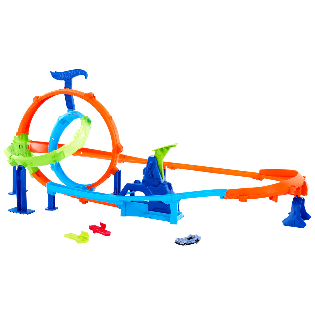 Hot Wheels Stunt Tracks Rapid Launch Cyclone