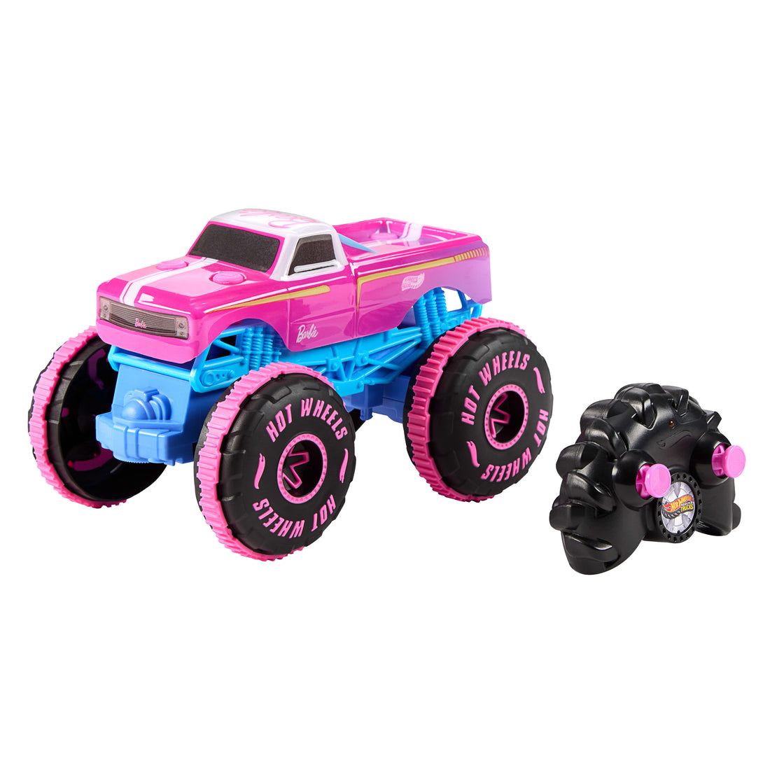 Hot Wheels Monster Trucks 1:24 Scale Barbie RC Vehicle