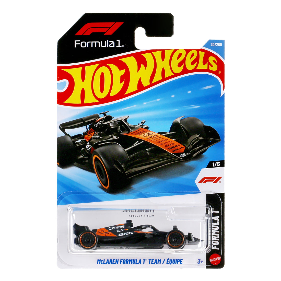 Bundle: Hot Wheels Basics - McLaren Formula 1® Team Car Case - 96 Cars