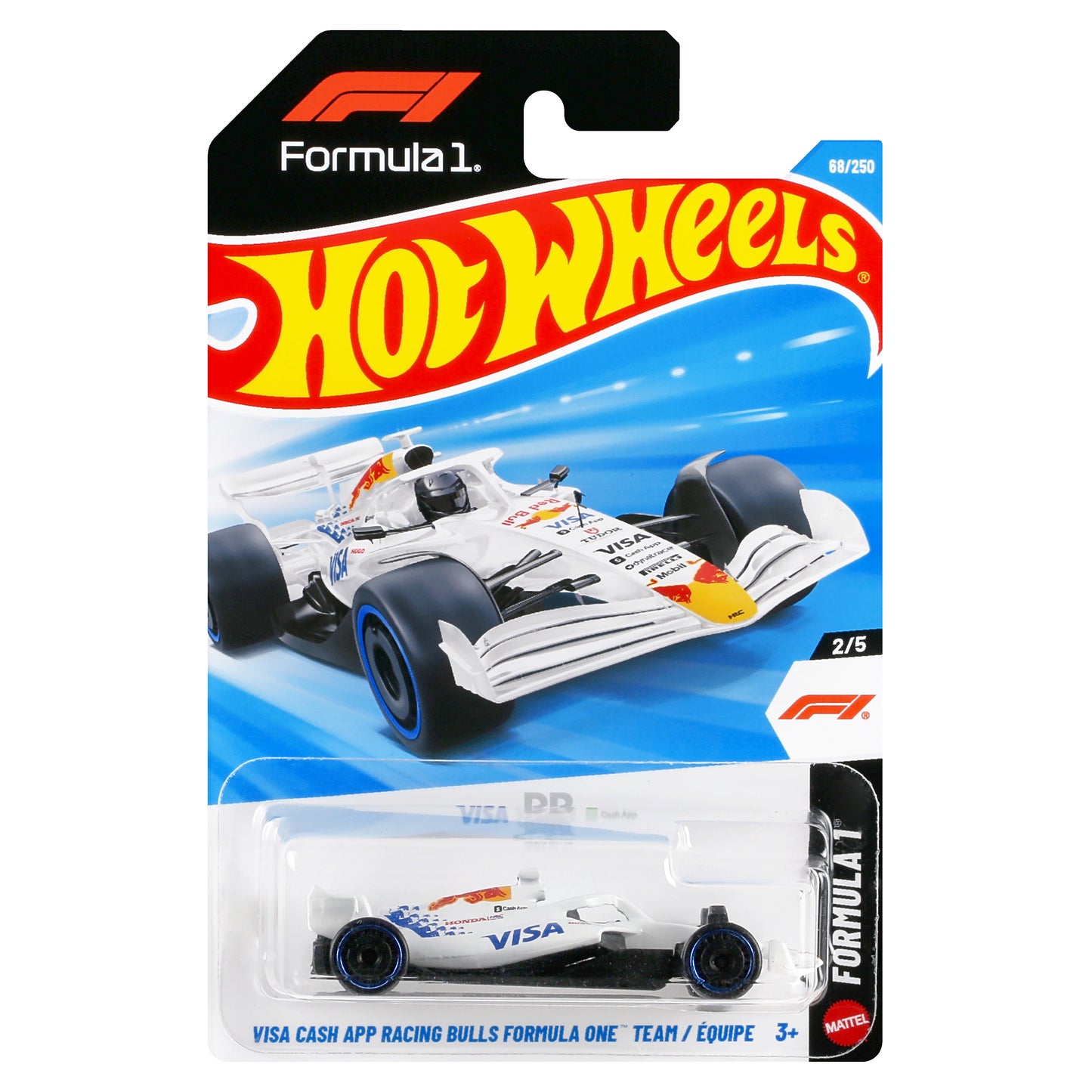 Hot Wheels Basics - Visa Cash App Racing Bulls Formula One™ Team Car