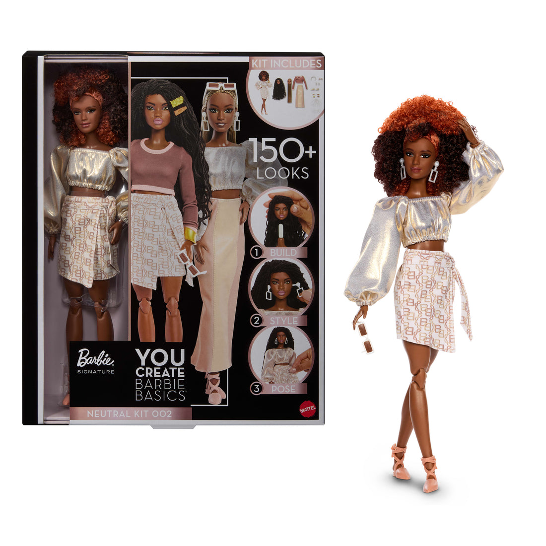 Bundle: Barbie You Create Neutral Kit - 3 Dolls