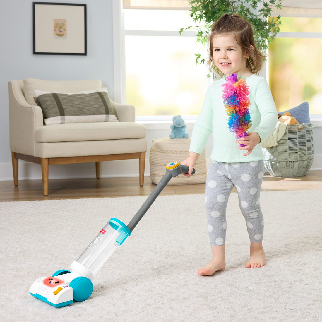 Fisher-Price Laugh & Learn 2-In-1 Vacuum