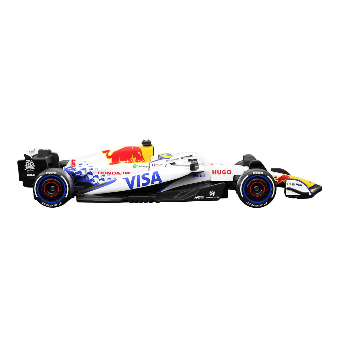 Hot Wheels Premium Collectible Visa Cash App Racing Bulls Formula One Team Car - Isack Hadjar