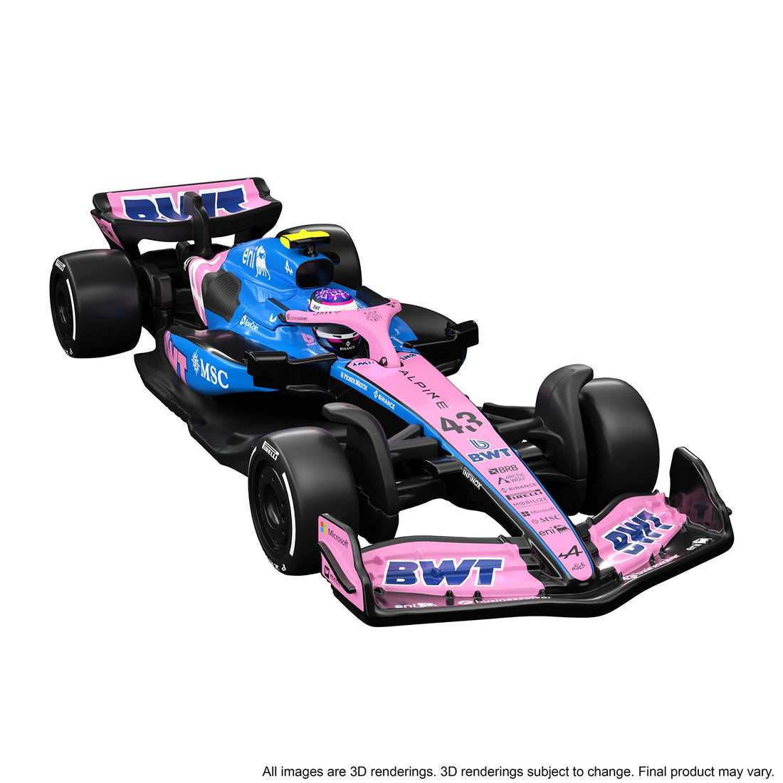Hot Wheels Premium Collectible BWT Alpine Formula One Team Car - Franco Colapinto