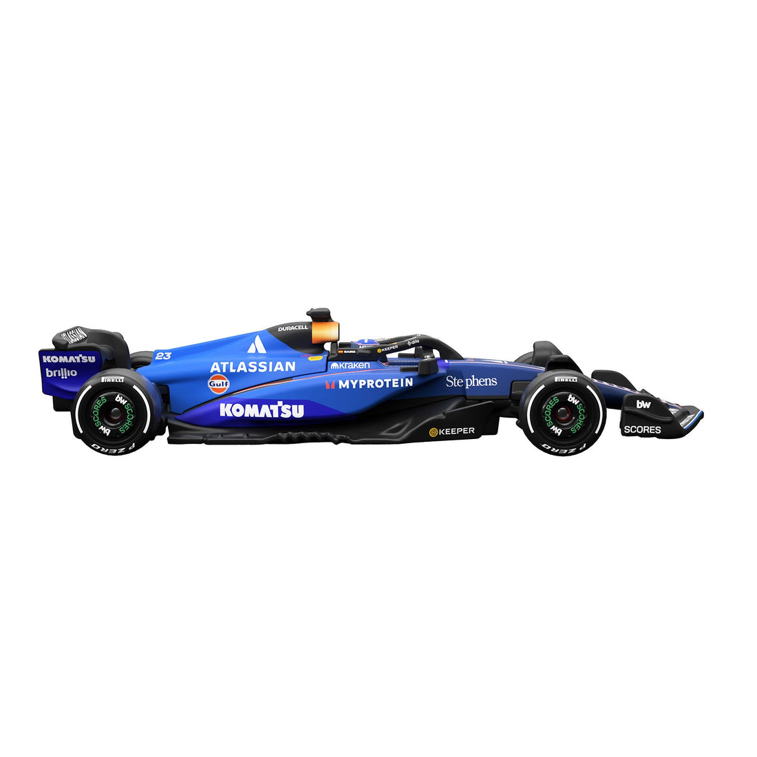 Hot Wheels Premium Collectible Atlassian Williams Racing Car - Alex Albon