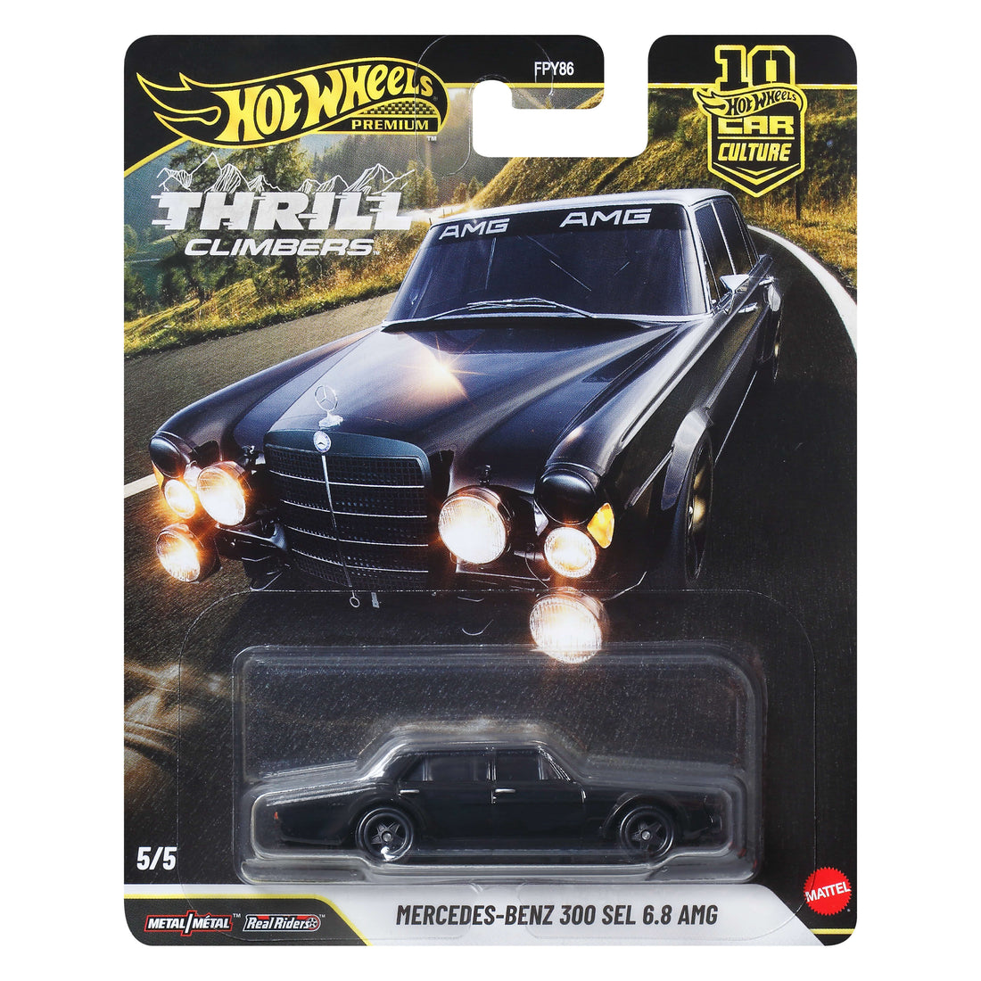 Hot Wheels Premium Car Culture Mercedes-Benz 300 SEL 6.8 AMG Thrill Climbers