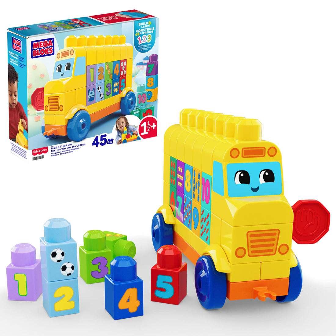 MEGA BLOKS Build & Count Bus