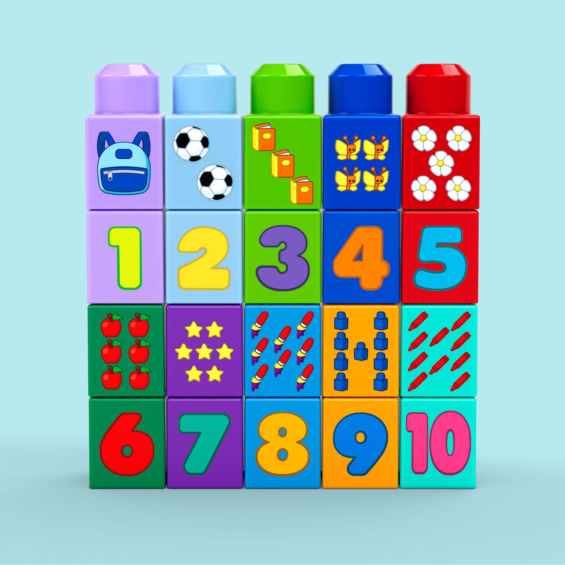 MEGA BLOKS Build & Count Bus