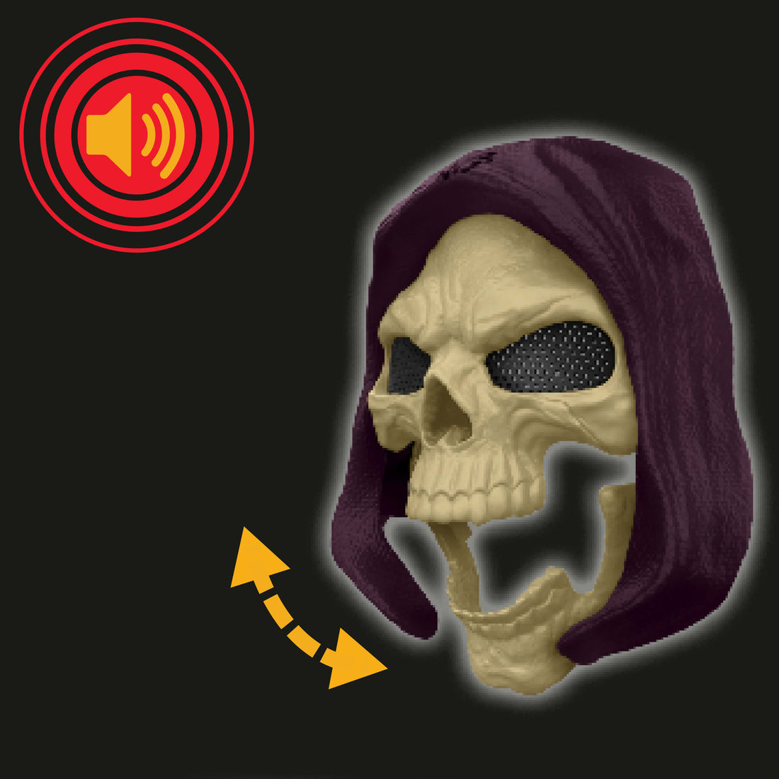 Masters of the Universe Skeletor Talking Mask Role Play
