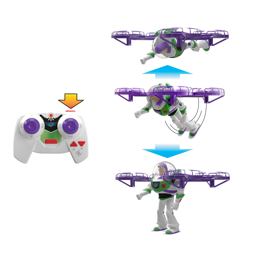 Disney and Pixar Toy Story 5 Flying RC Hi-Tech Edition Buzz Lightyear
