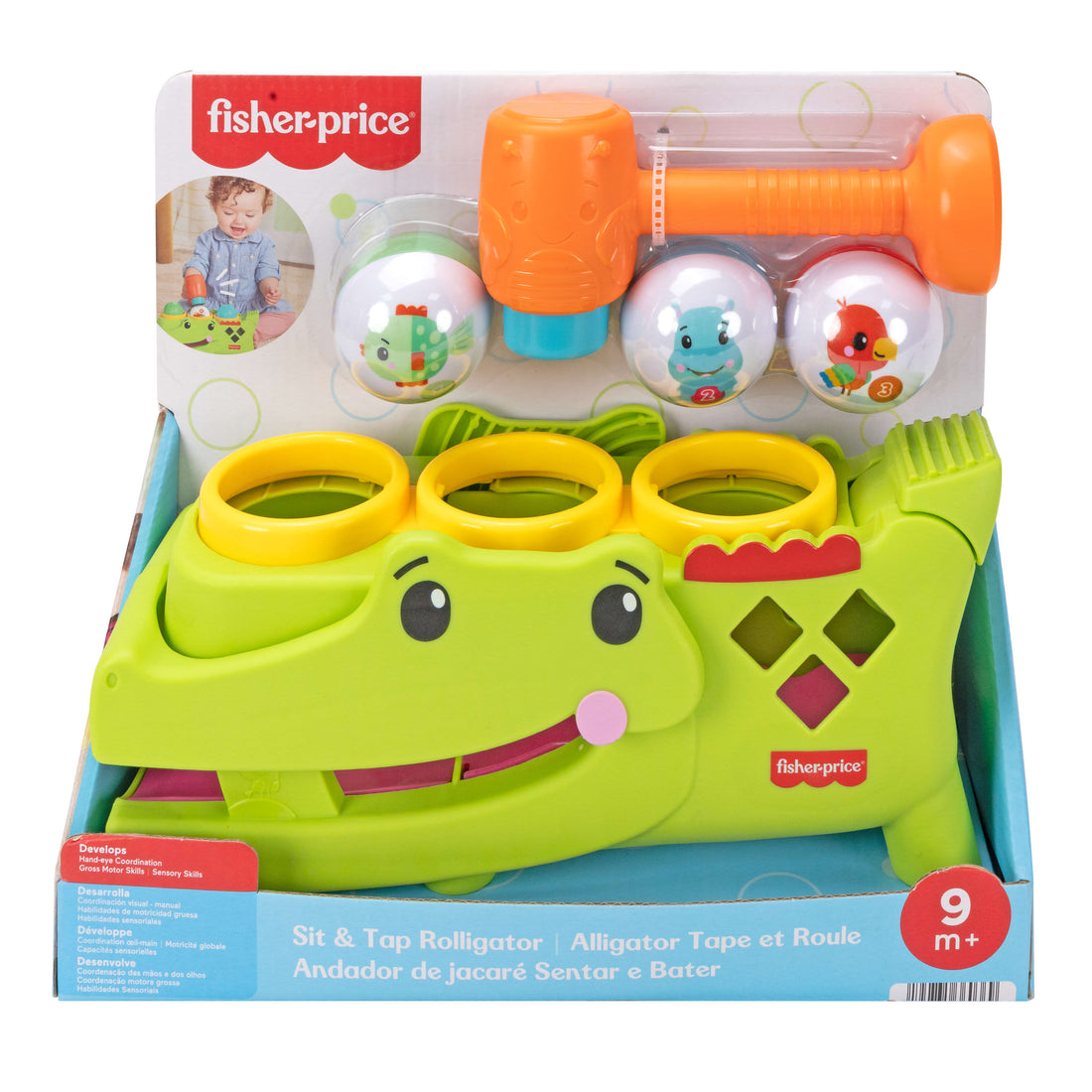 Fisher-Price Sit & Tap Rolligator