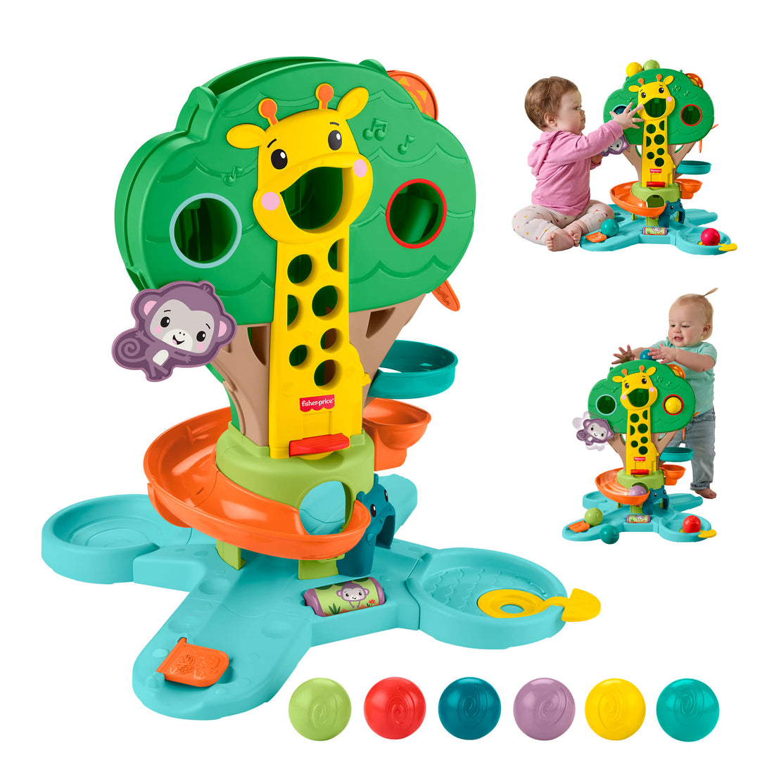 Fisher-Price Sit-To-Stand Jungle Tree