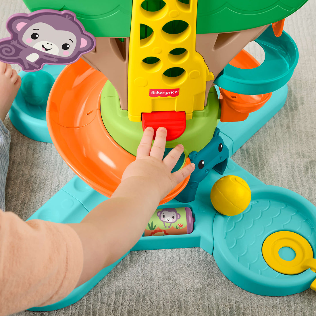 Fisher-Price Sit-To-Stand Jungle Tree