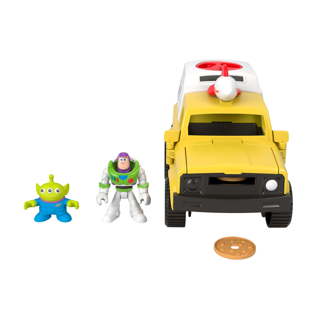 Imaginext Toy Story Pizza Planet Truck with Buzz Lightyear Alien Playset