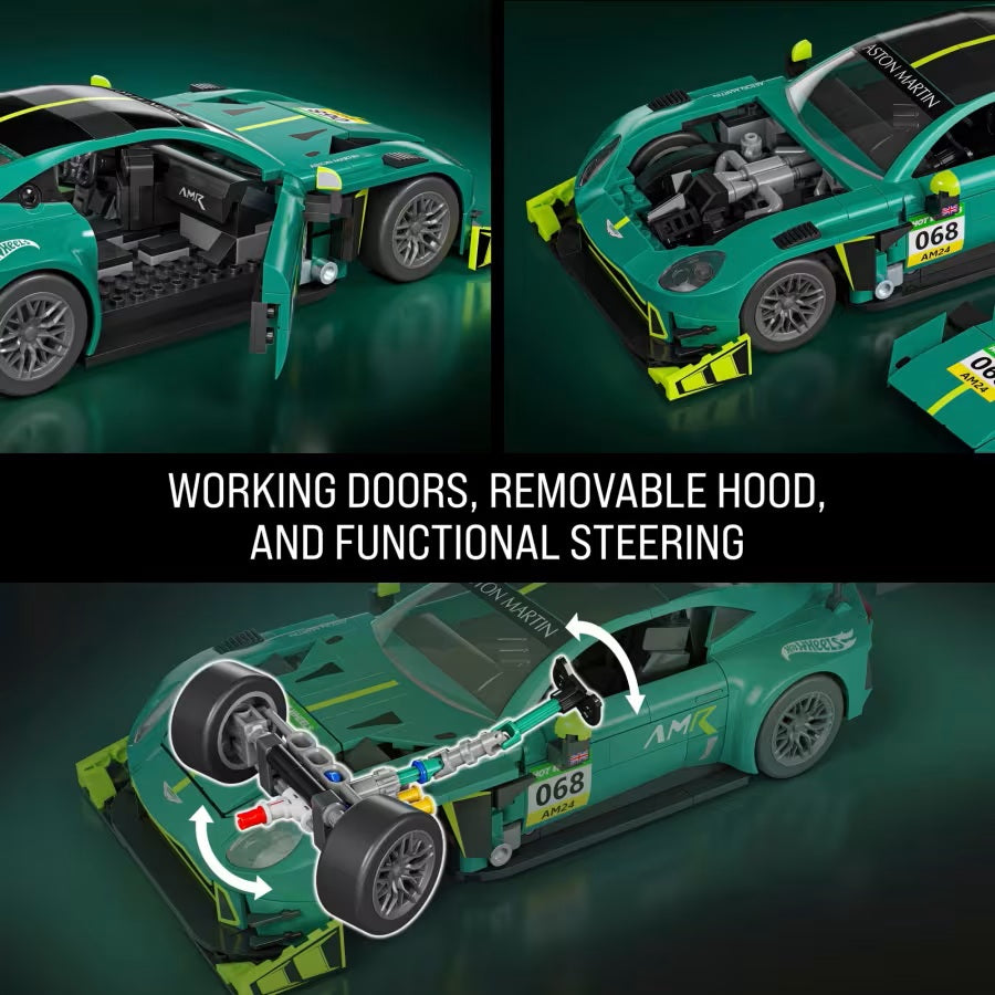 Mattel Brick Shop Hot Wheels ’24 Aston Martin Vantage GT3