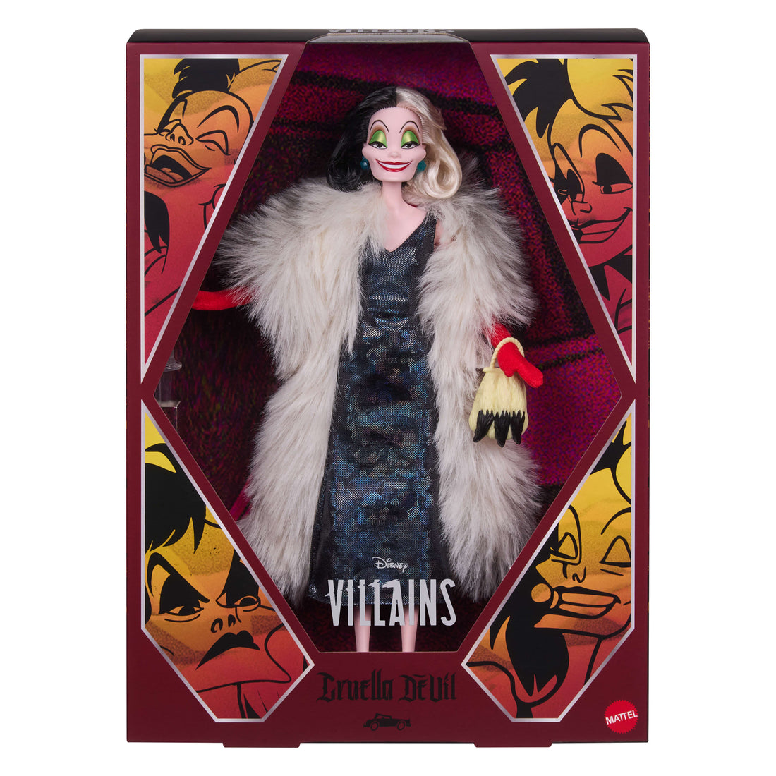 Disney Villains Cruella De Vil Collector Doll