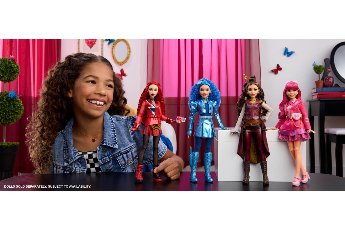 Disney Descendants: Wicked Wonderland, Red, Daughter of Queen of Hearts Fashion Doll & Accessory
