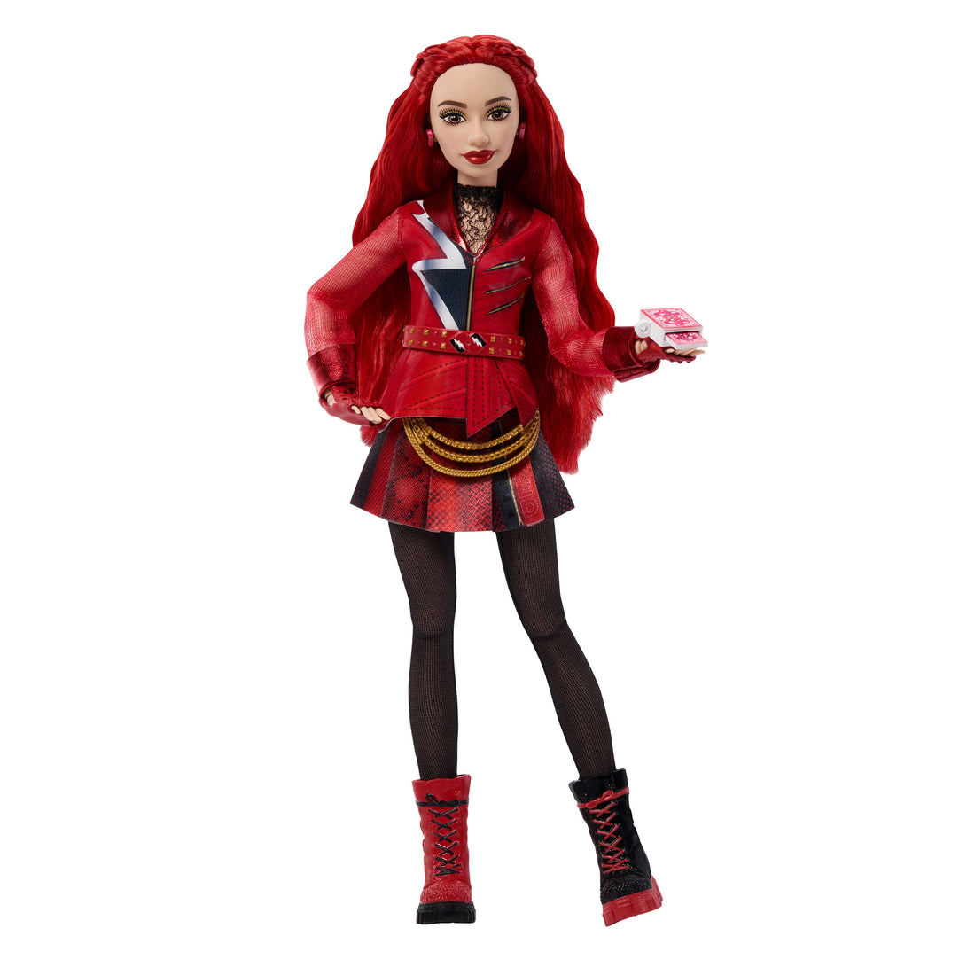 Disney Descendants: Wicked Wonderland, Red, Daughter of Queen of Hearts Fashion Doll & Accessory