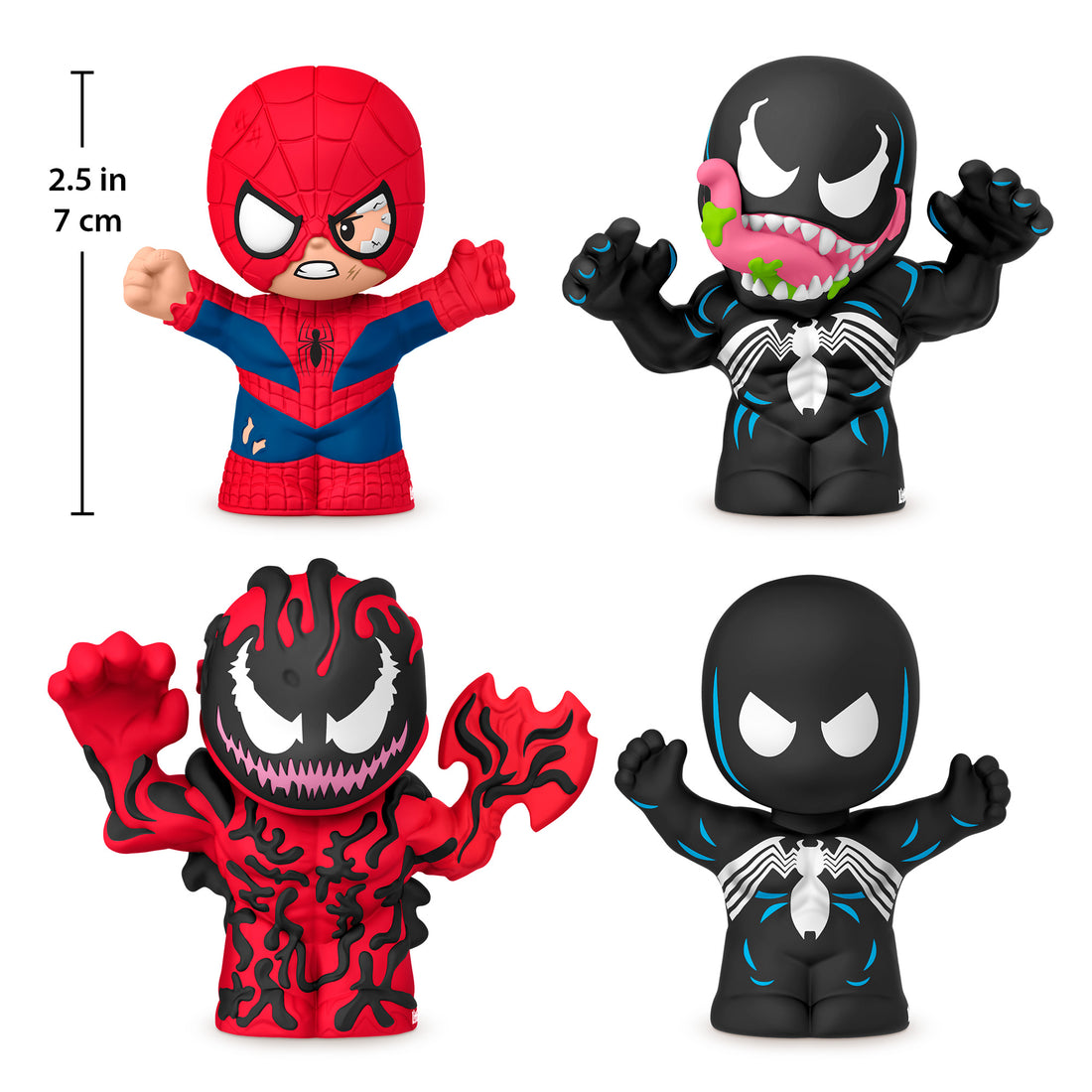 Bundle: Little People Collector Marvel Spider-Man Figure Set: Issue 1 & 2