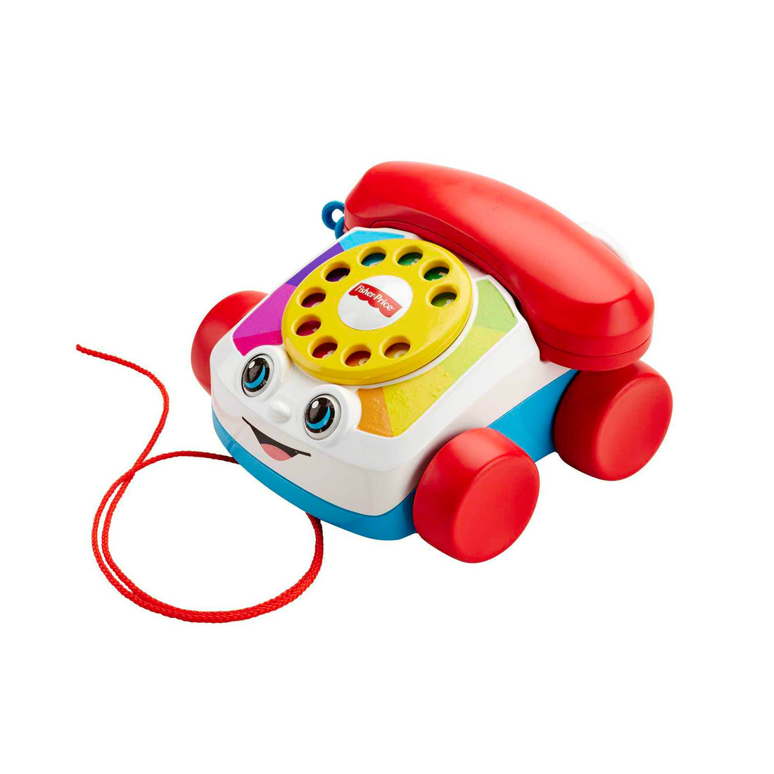 Bundle: Fisher-Price Chatter Telephone + Wooden Rainbow + Wooden Puzzle