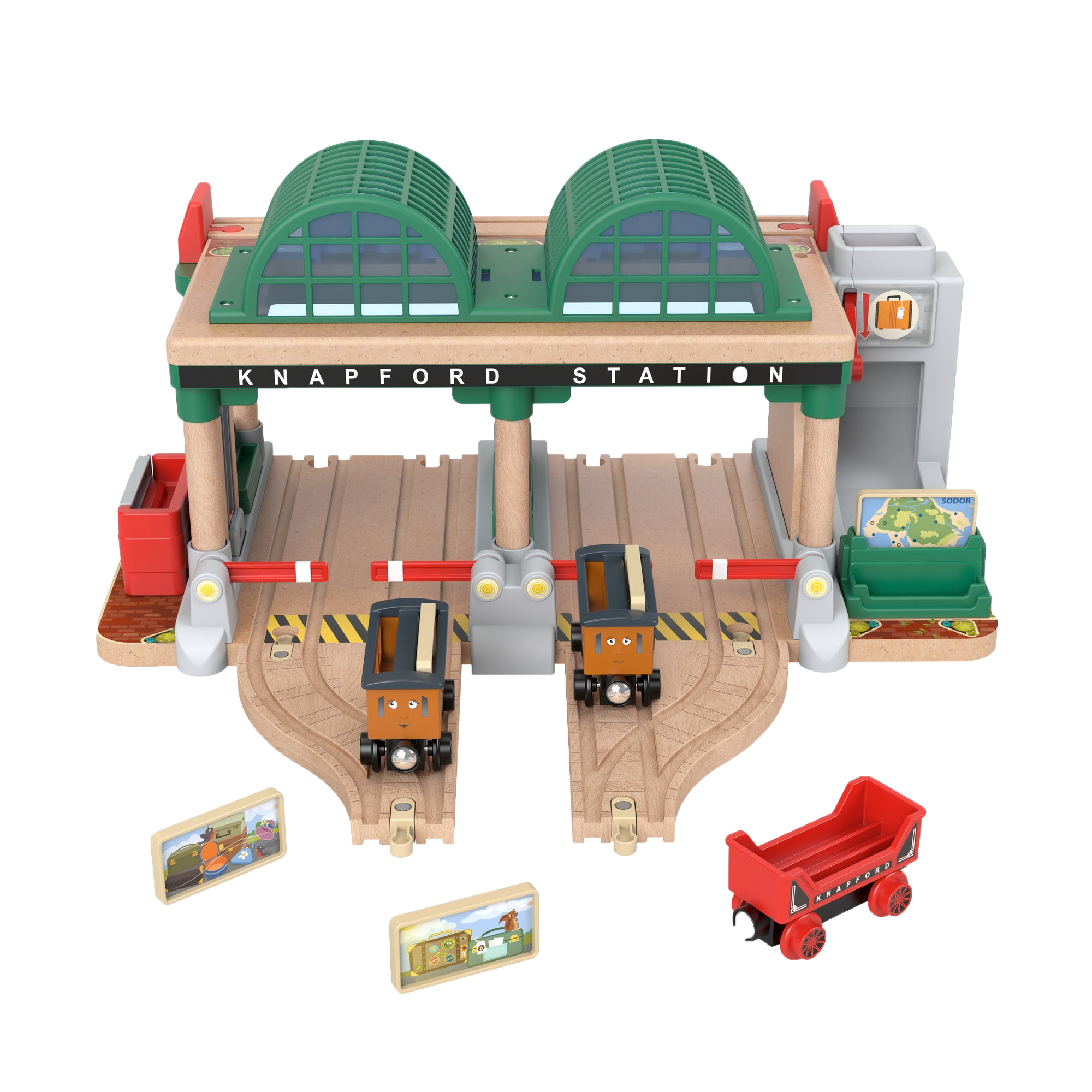 Fisher Price Thomas Friends Wooden Railway Knap ford Station