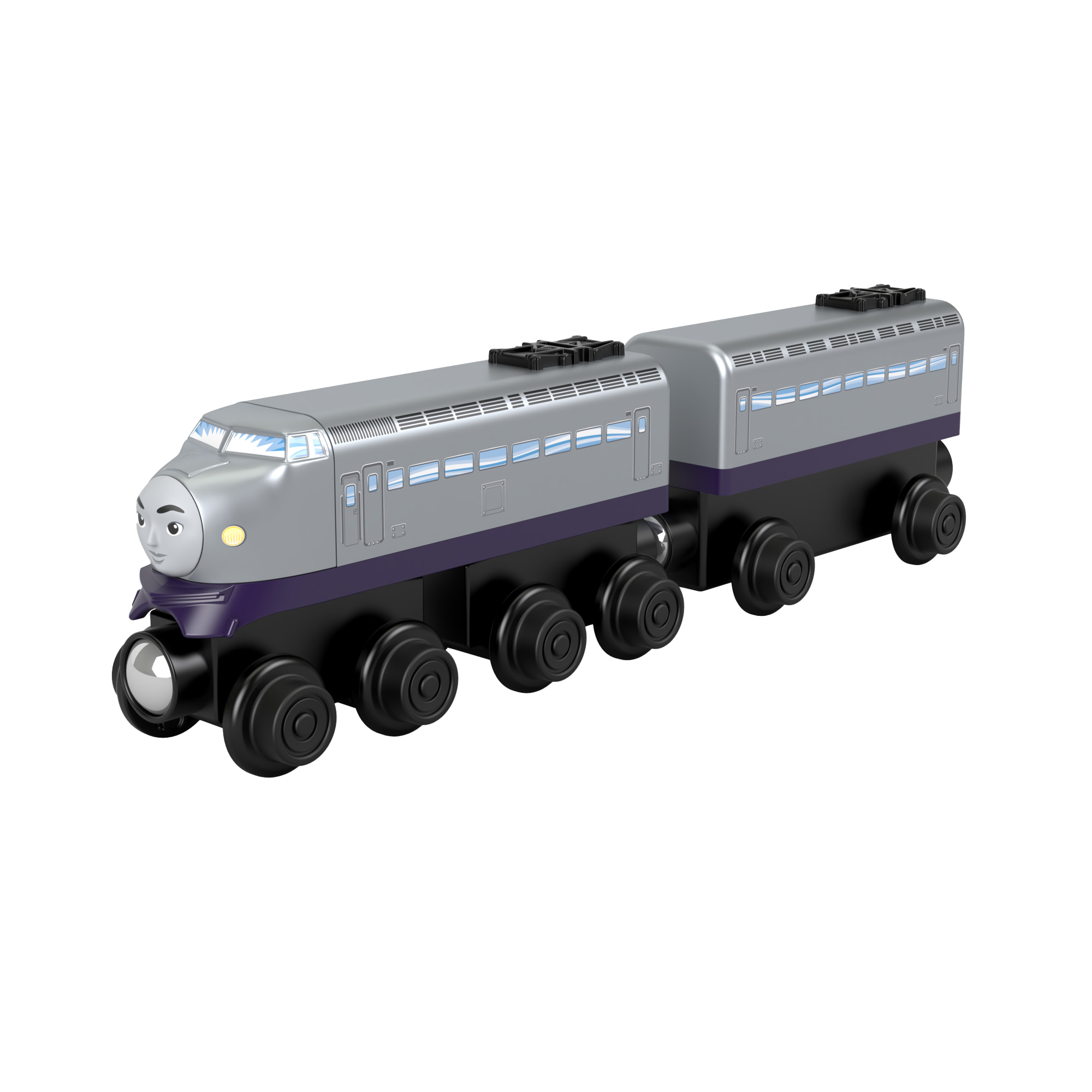 Fisher Price Thomas Friends Wooden Railway Kenji Engine and Car