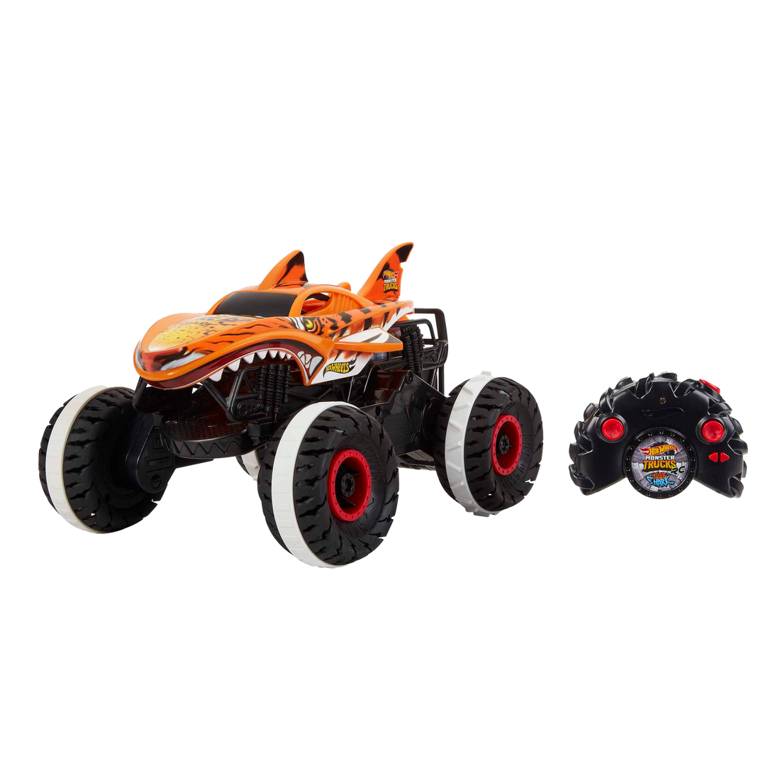 Hot Wheels Monster Trucks Hwmt Unstoppable Tiger Shark Rc Vehicle