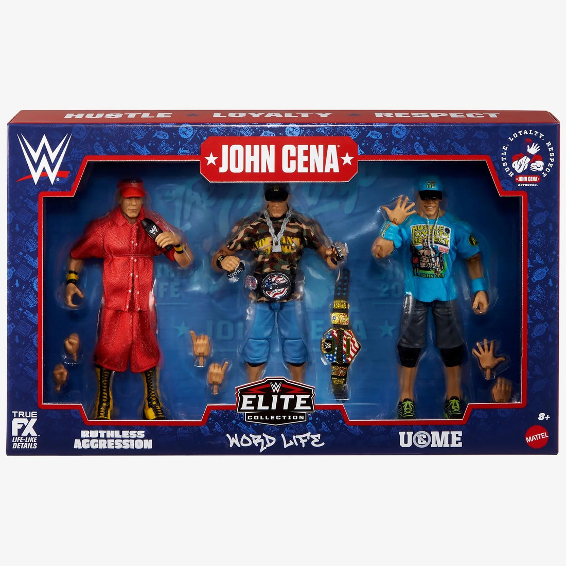 WWE Elite Collection John Cena 3-Pack
