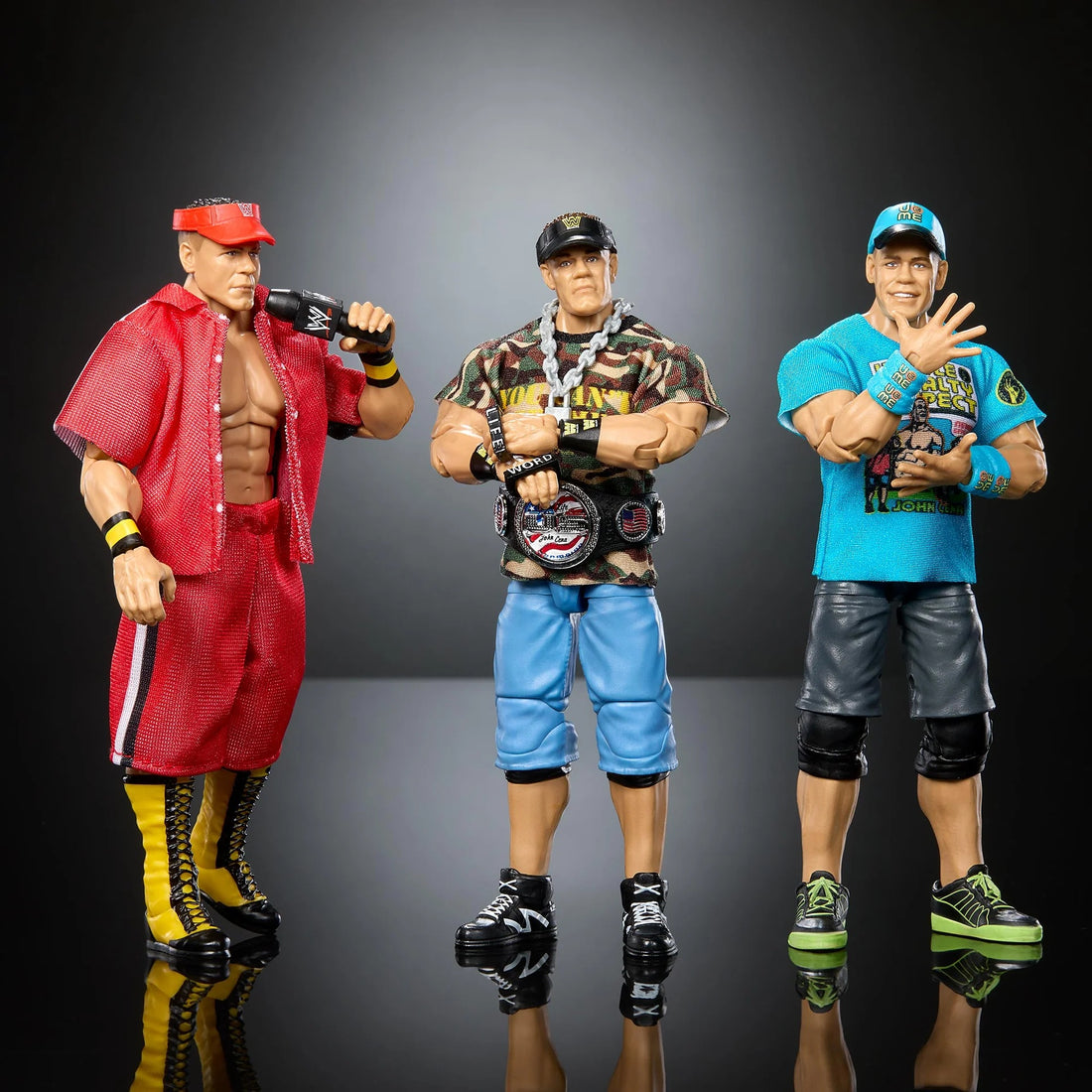 WWE Elite Collection John Cena 3-Pack