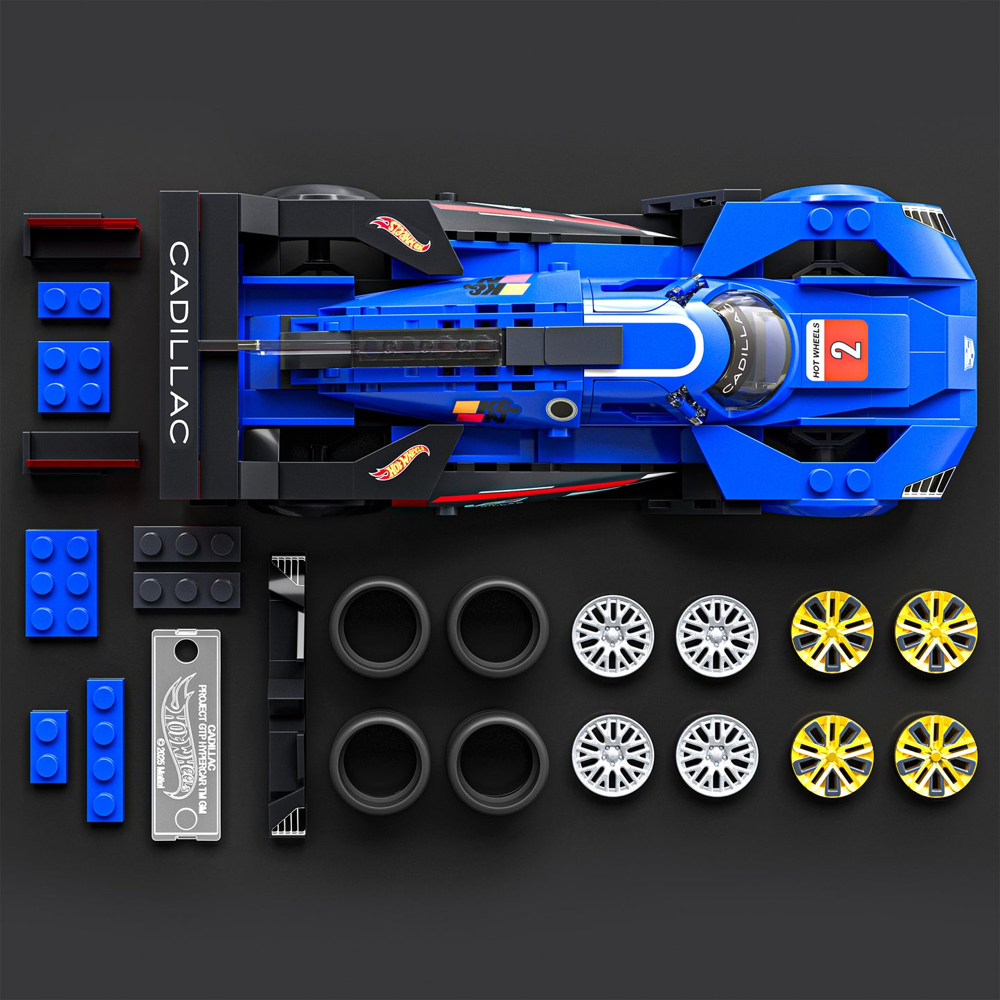 Bundle: Brick Shop Hot Wheels Maserati MC20 & Cadillac GTP Hypercar Building Sets