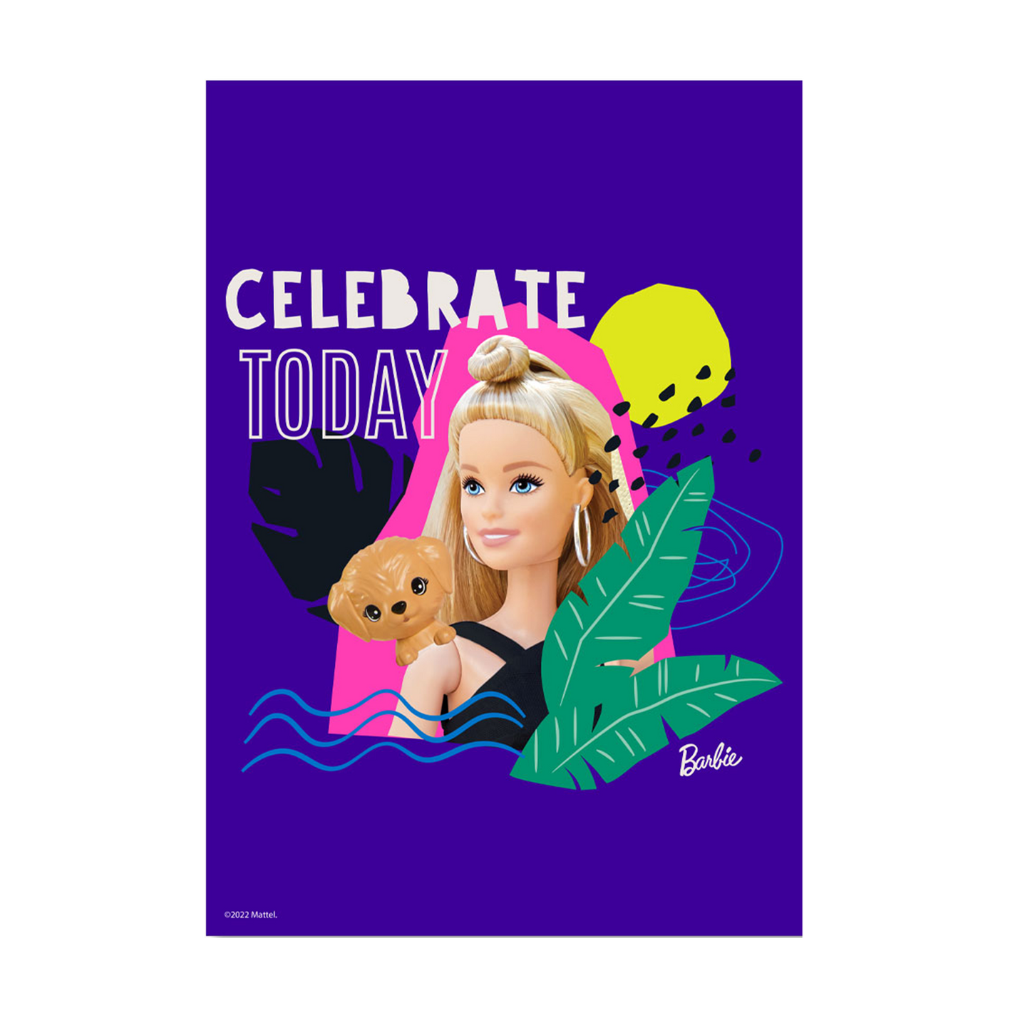 Barbie Celebrate Today Tropics Doll A3 Wall Art