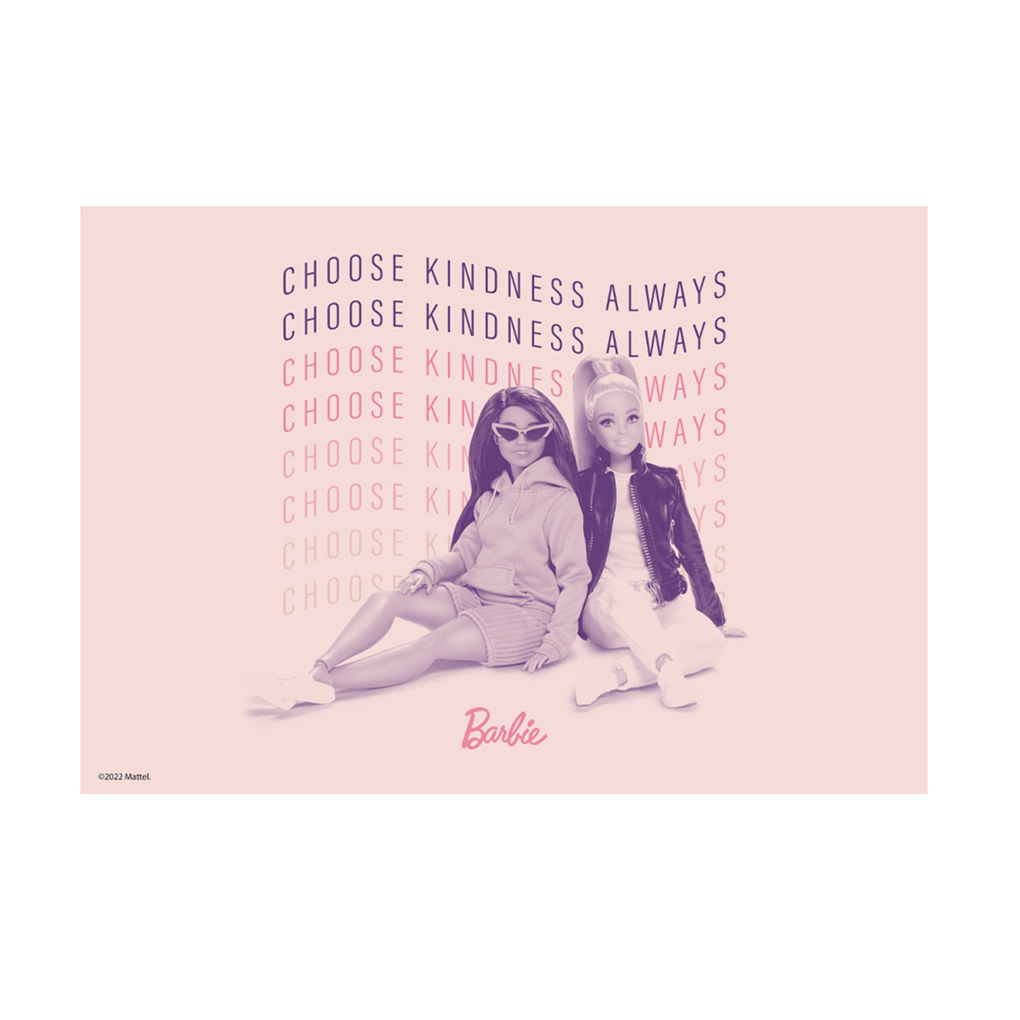 Barbie Choose Kindness Always A3 Wall Art