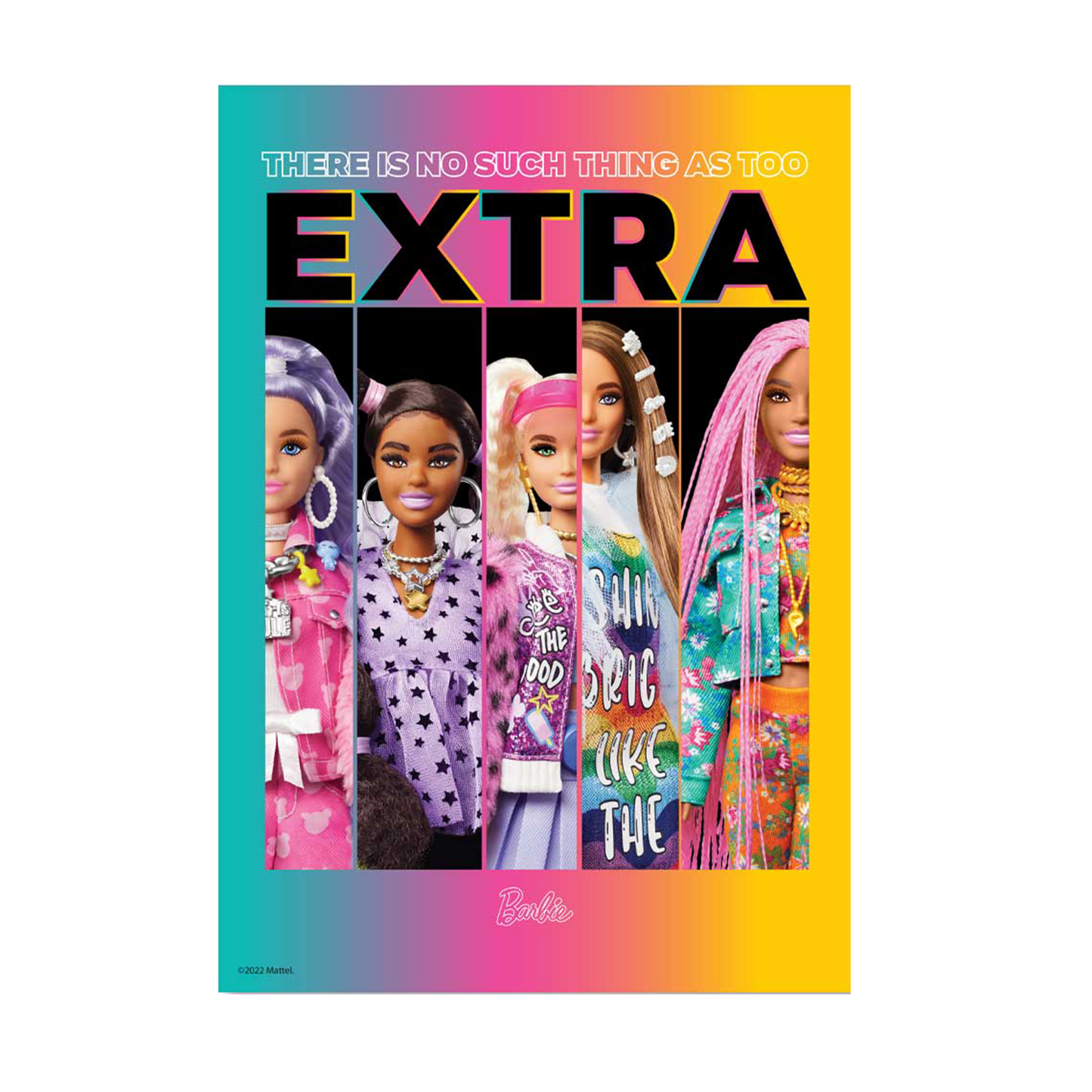 Barbie Extra There Is No Such Thing As Too Extra A3 Wall Art