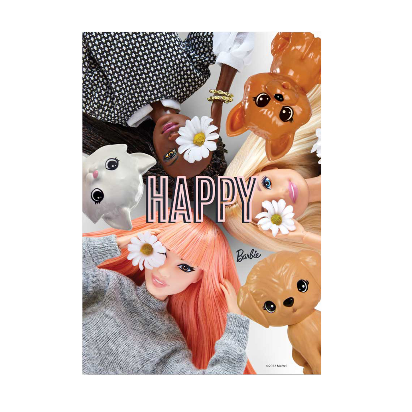 Barbie Happy Summer Dolls A3 Wall Art