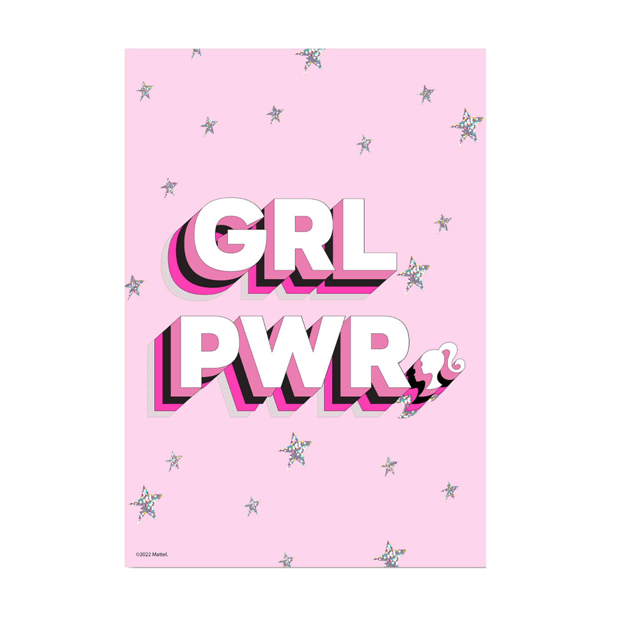 Barbie Pink Girl Power A3 Wall Art Shop Mattel Australia