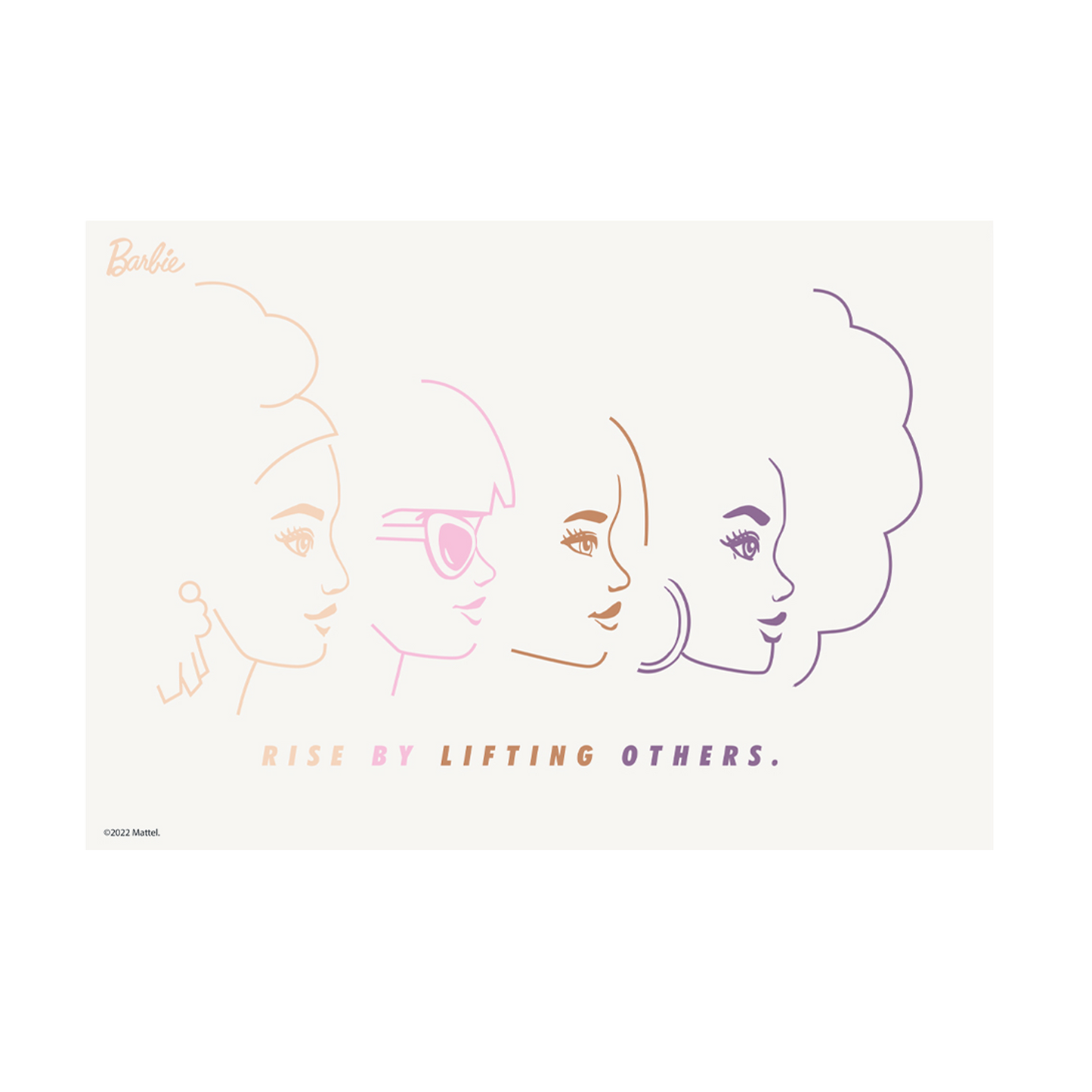 Barbie Rise By Lifting Others A3 Wall Art