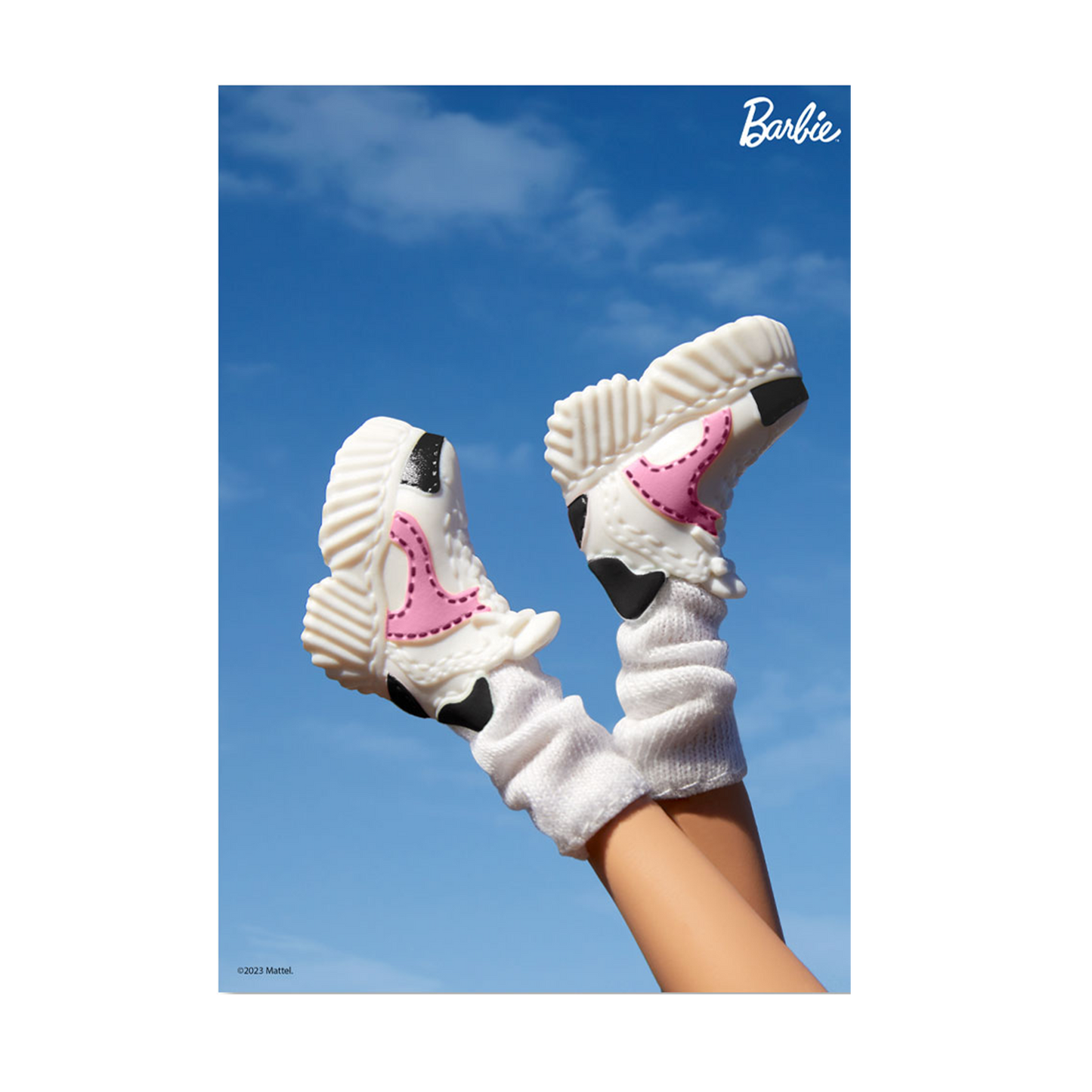 Barbie Sky Sneakers A3 Photography Wall Art