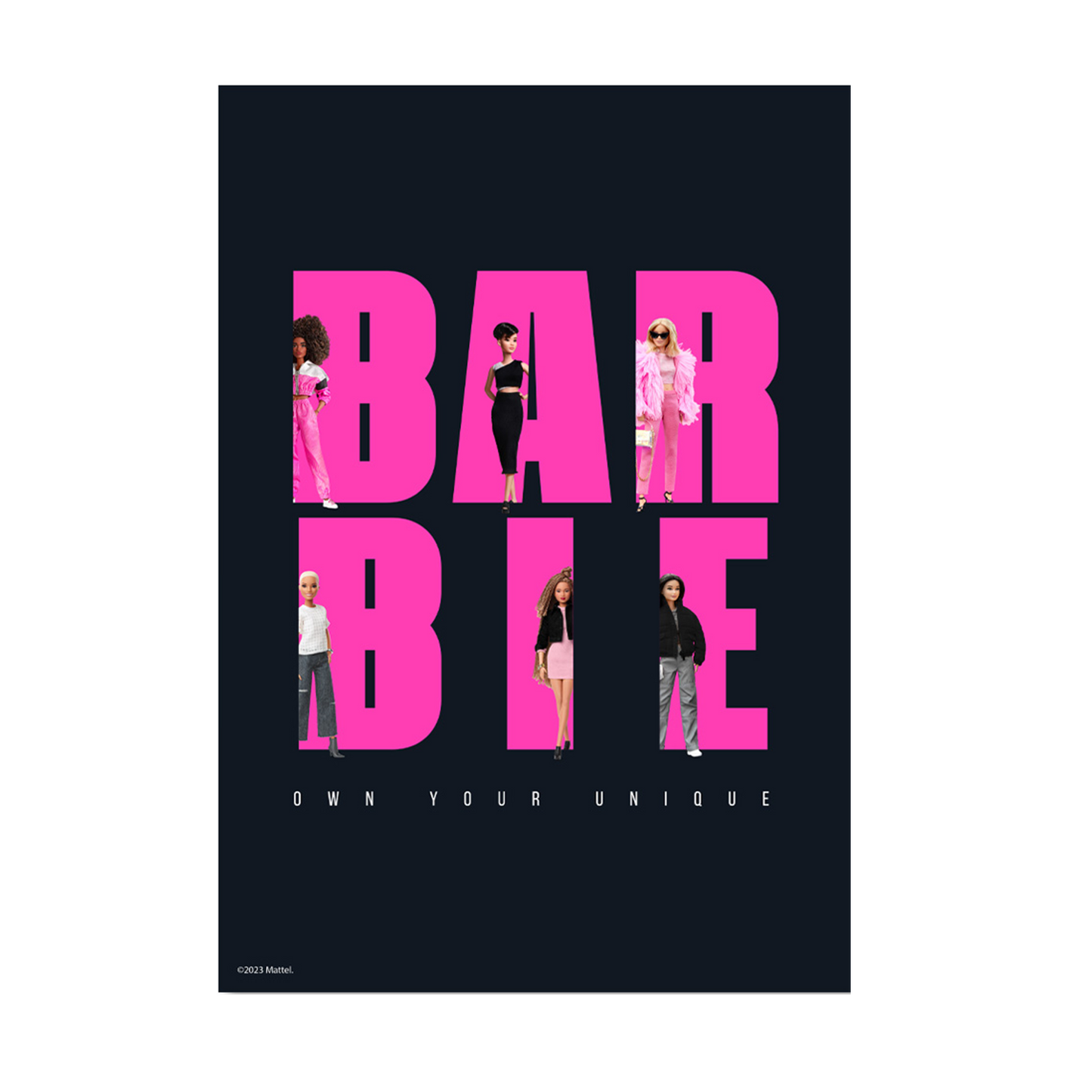Barbie Own Your Unique A3 Photography Wall Art