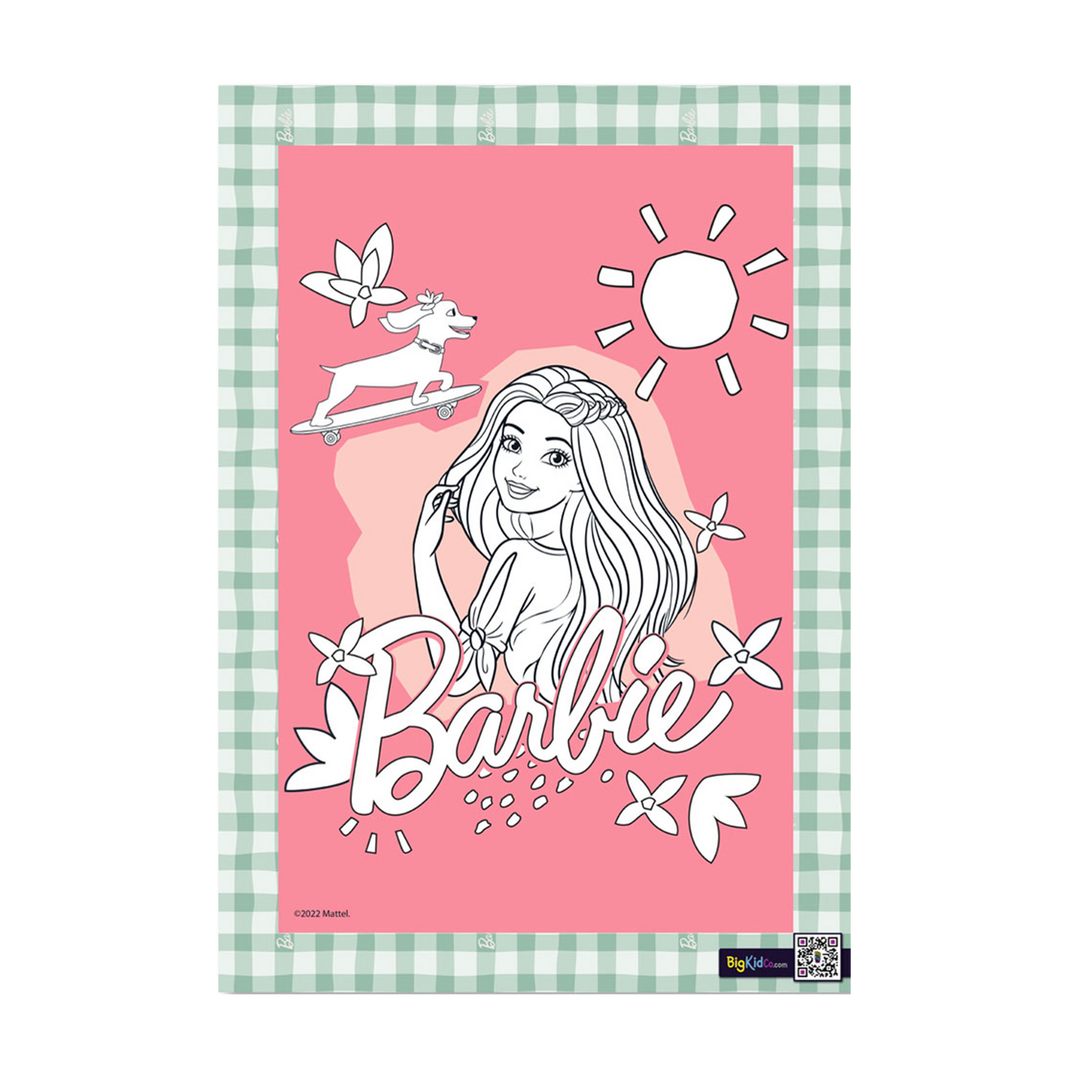 Barbie Collage Summer A3 Creative Art