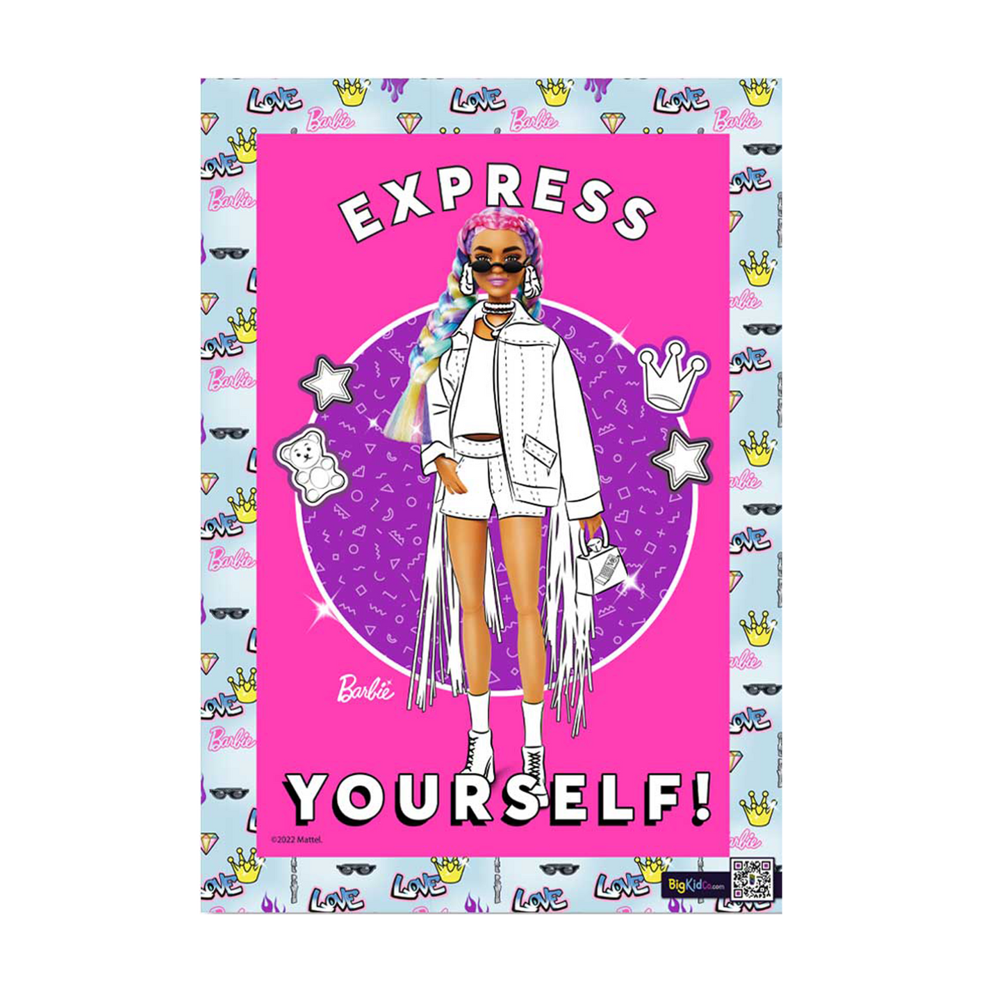 Barbie Extra Express Yourself A3 Creative Art