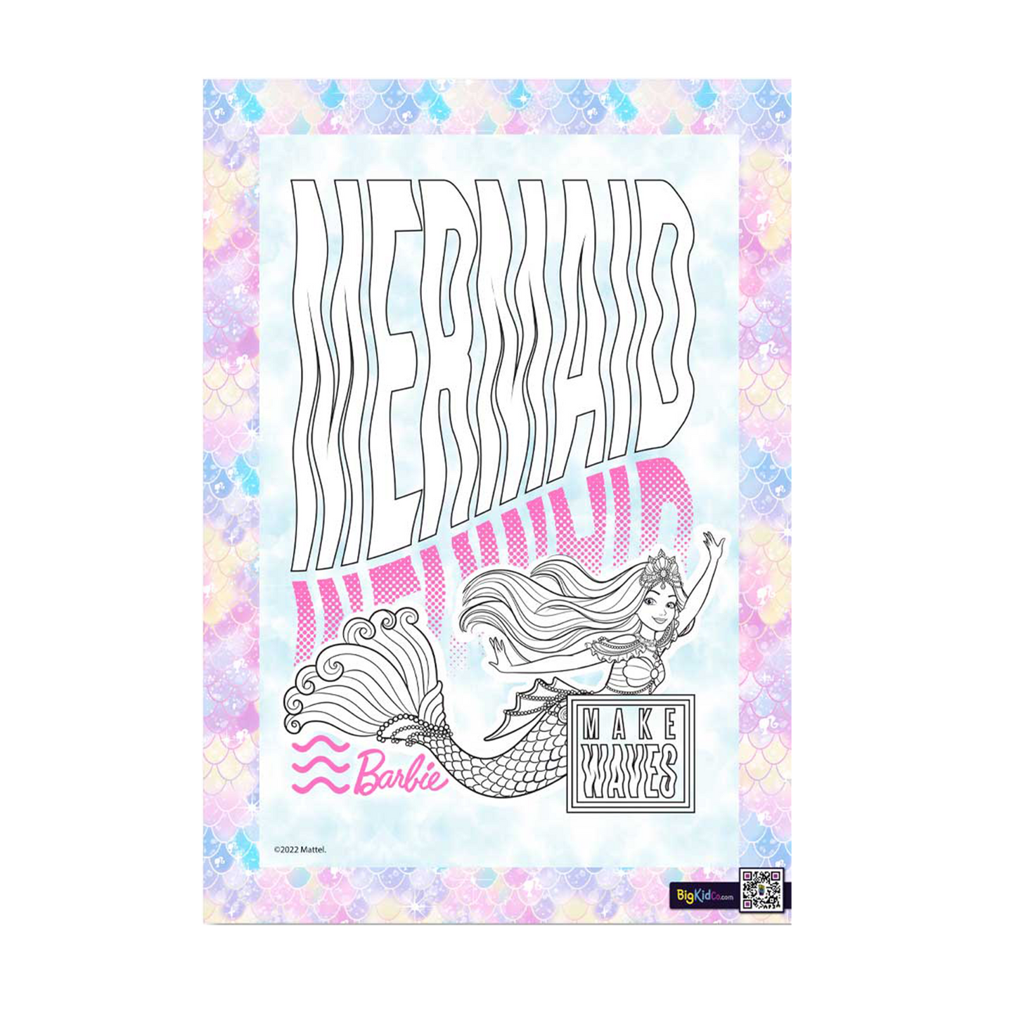 Barbie Mermaid Power "Malibu" A3 Creative Art