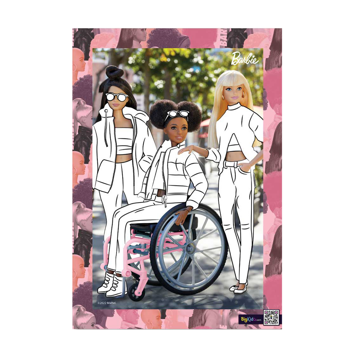 Barbie Unity Matters Dolls A3 Creative Art