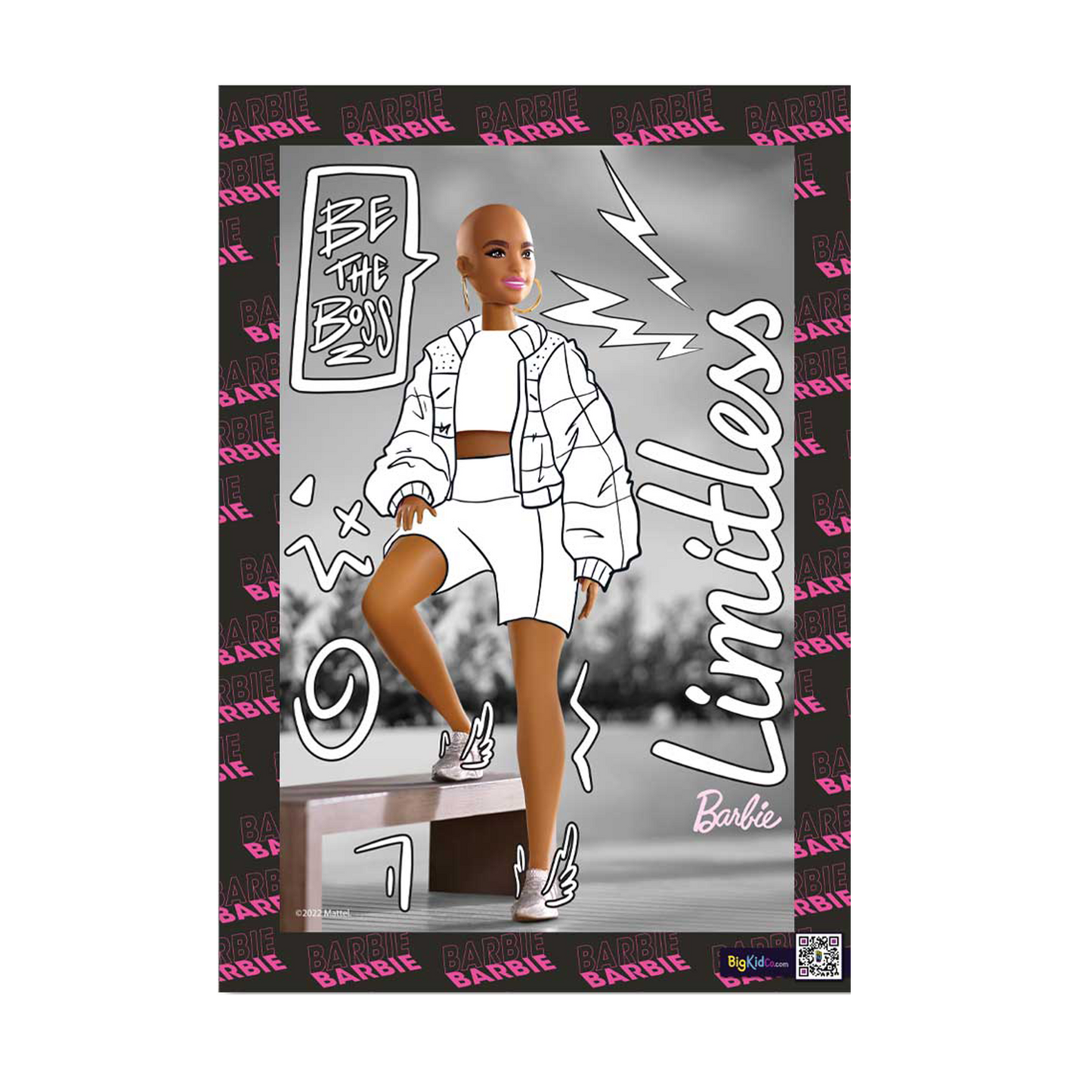 Barbie Be The Boss A3 Creative Art