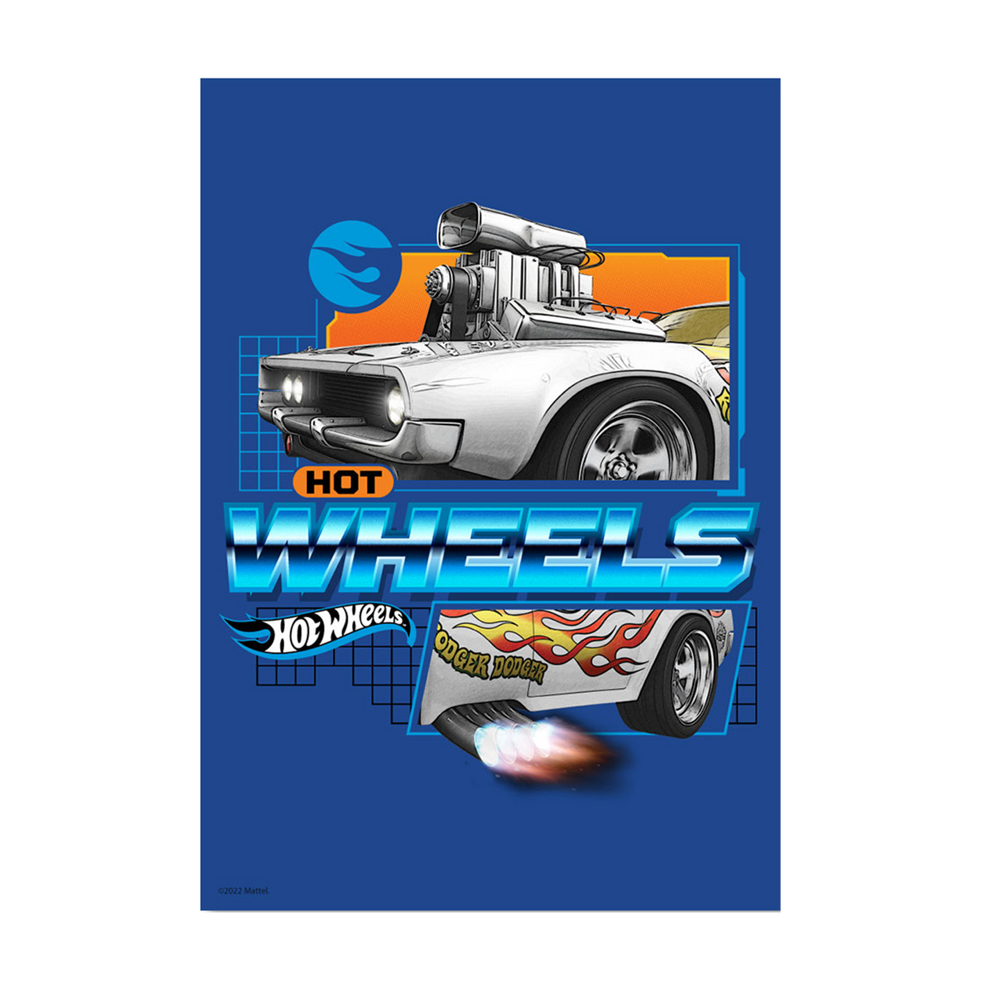 Hot Wheels Infinite Loop Rodger Dodger A3 Wall Art