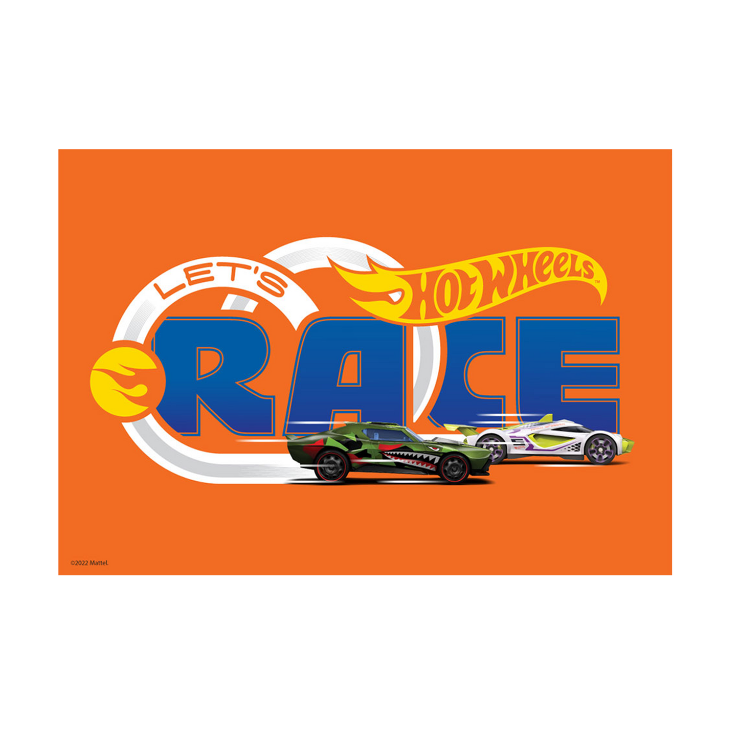 Hot Wheels Let's Race A3 Wall Art